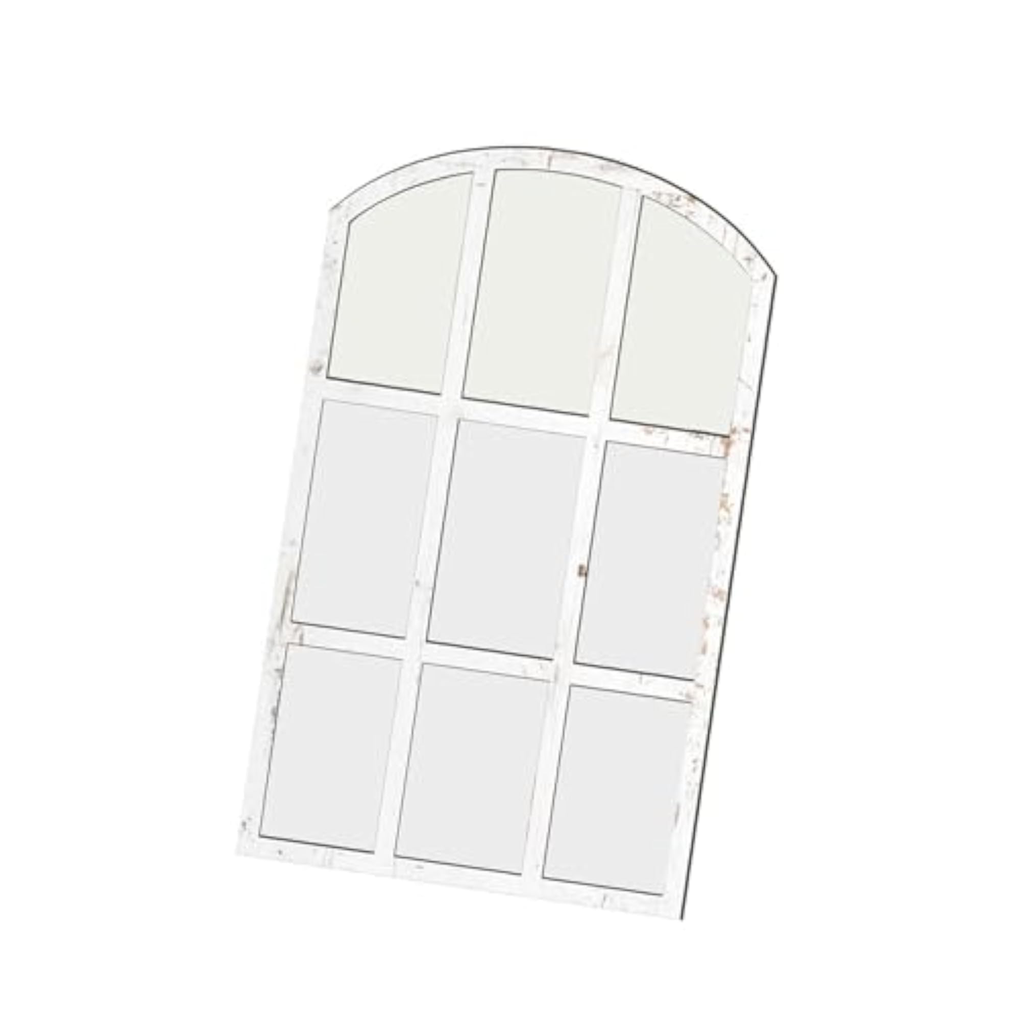 Arched Window Pane Mirror Grid Wall Mirror for Farmhouse